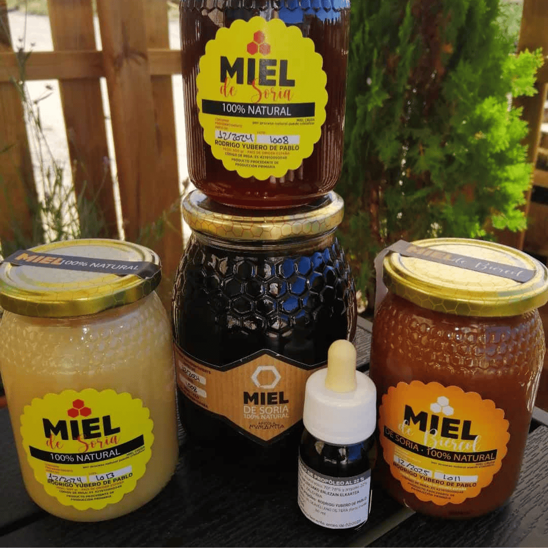 Miel de Biercol (Brezo), Romero y Roble artesanal